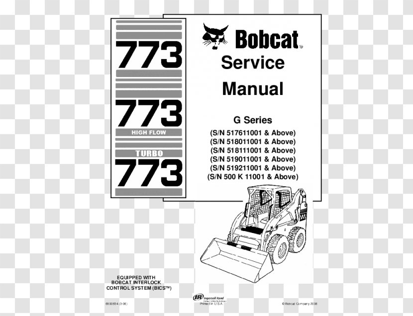 Caterpillar Inc. Bobcat Company Skid-steer Loader Wiring Diagram Schematic - Maintenance - Excavator Transparent PNG