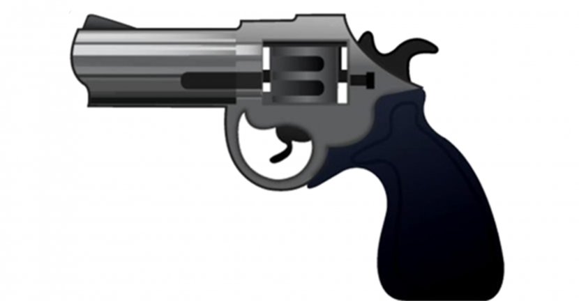 Emoji Firearm Water Gun Pistol IPhone - Watercolor - Hand Transparent PNG