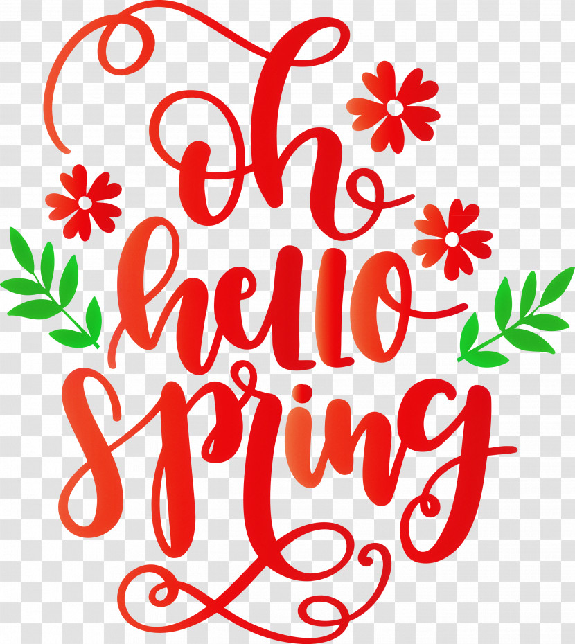 Hello Spring Spring Transparent PNG