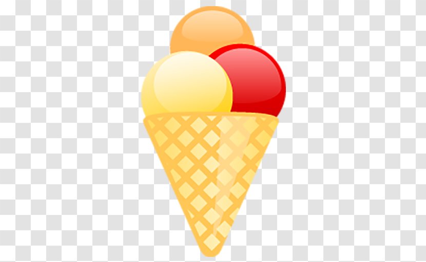 Ice Cream Cones Strawberry - Dessert Transparent PNG