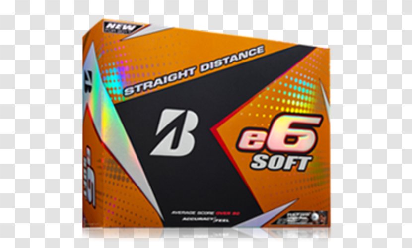 Golf Balls Bridgestone E6 SOFT - Soft Ball Transparent PNG
