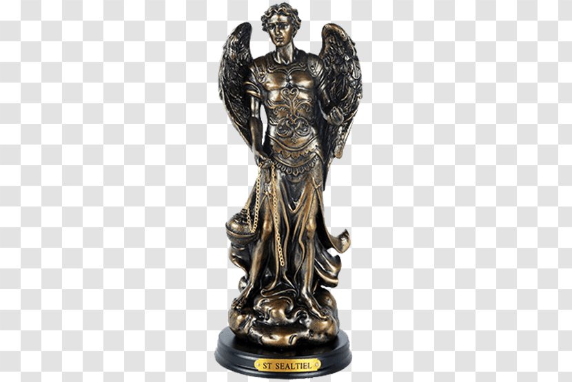 Bronze Sculpture Michael Gabriel Figurine Angels - Religion - Angel Transparent PNG