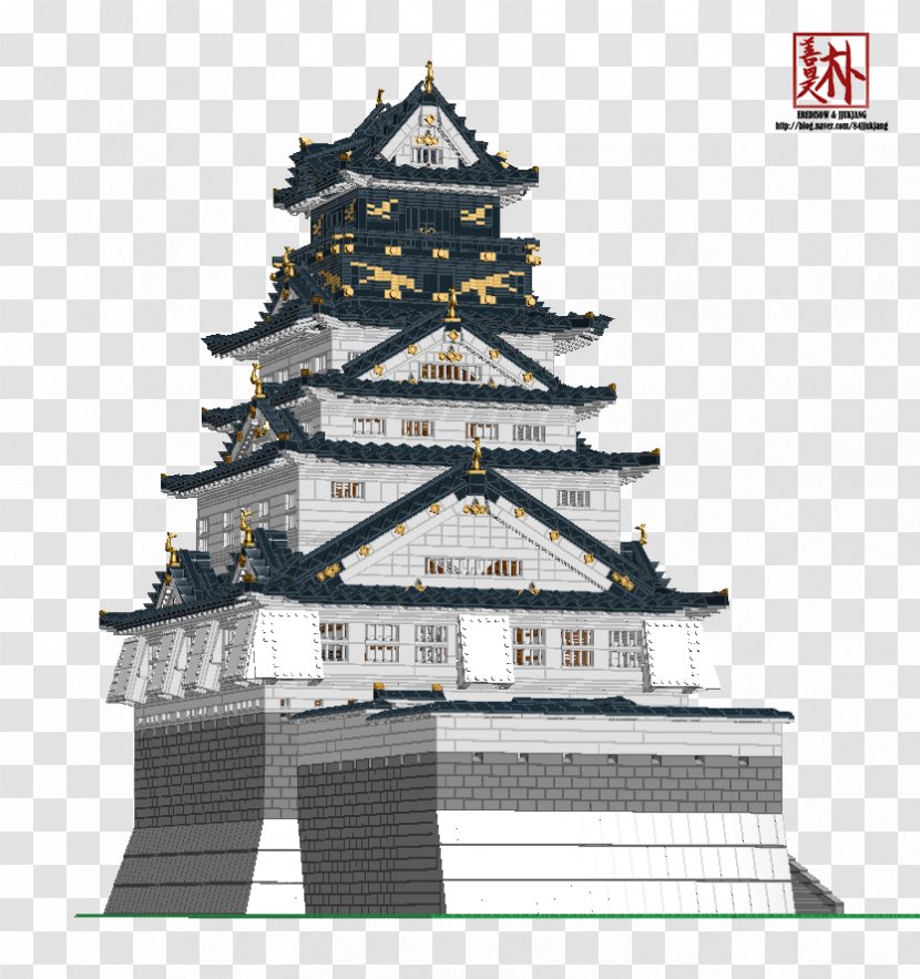 Osaka Castle Japanese Landmark Tenshu - Keep Transparent PNG