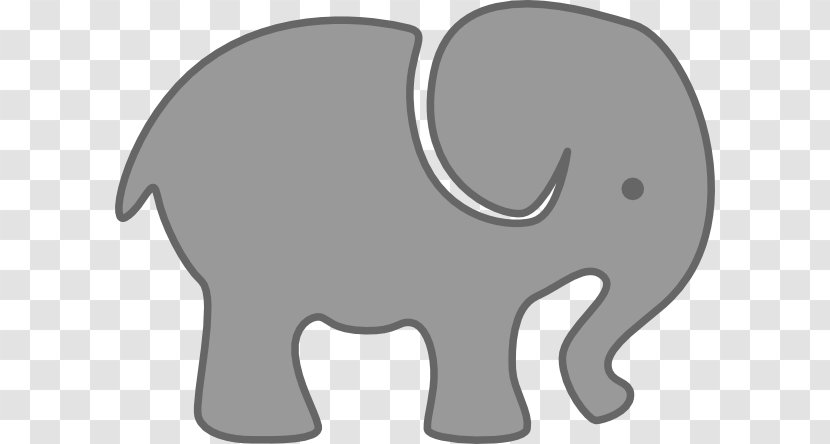 African Elephant Indian Clip Art - Keyword Research - Gray Cliparts Transparent PNG