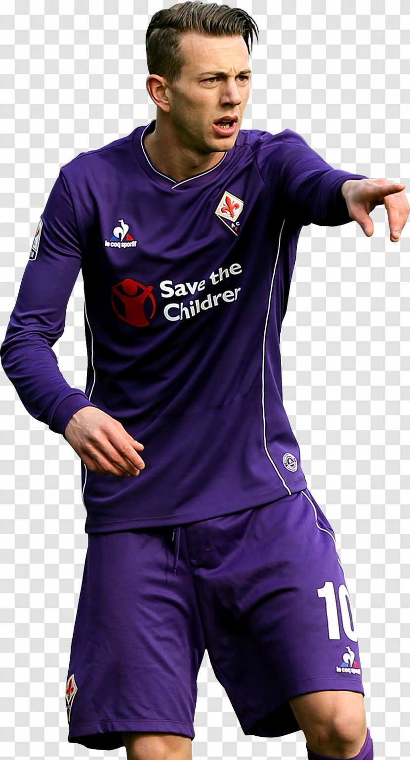 Federico Bernardeschi ACF Fiorentina Soccer Player Jersey Football - T Shirt Transparent PNG