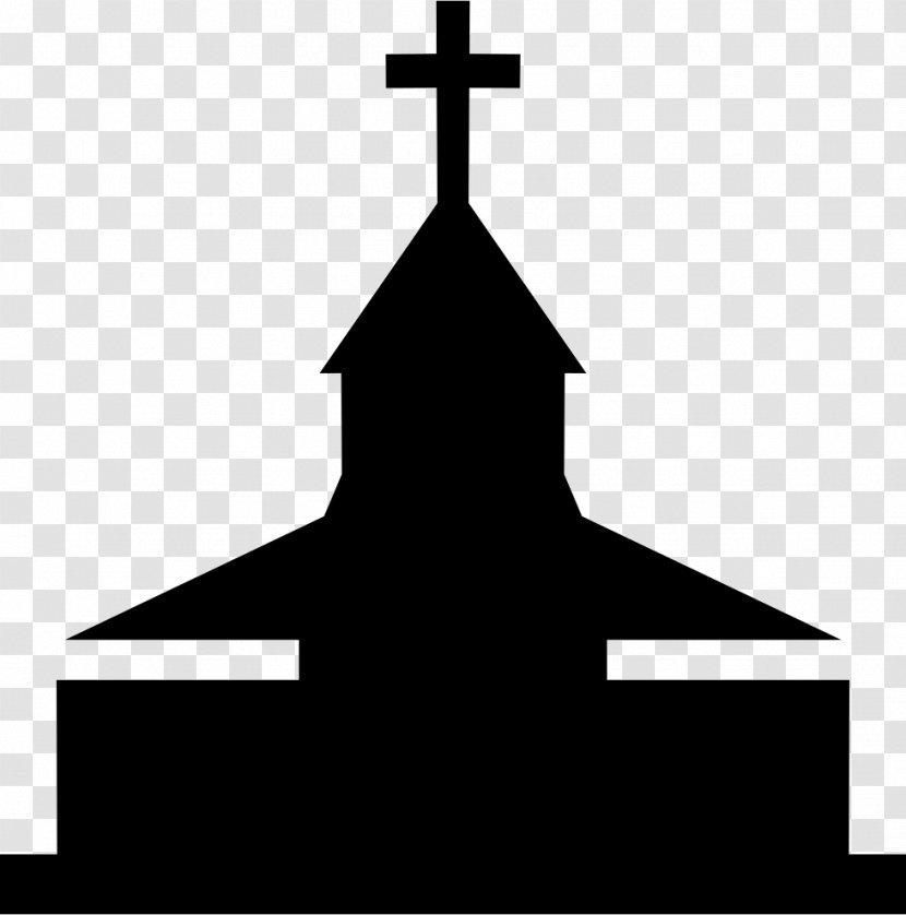 Church - Symbol - Monochrome Transparent PNG