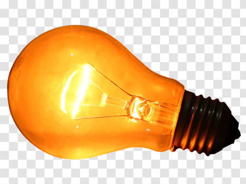 Incandescent Light Bulb Lamp Transparent PNG