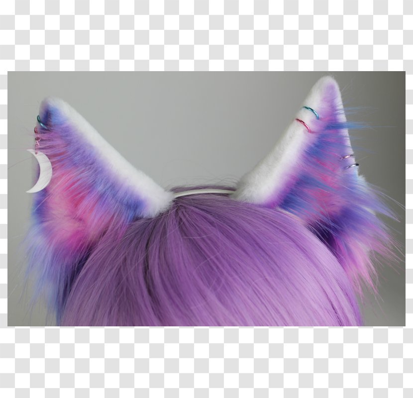 Body Piercing Purple Ear Fox Kitten - Play Pens Transparent PNG