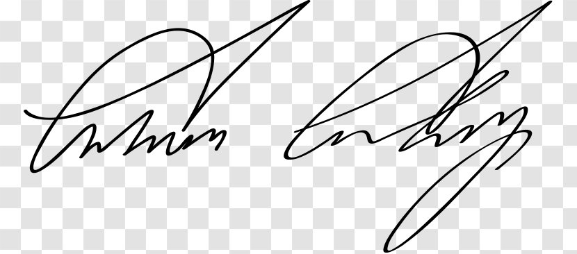 Signature Handwriting United States Clip Art - Monochrome Transparent PNG