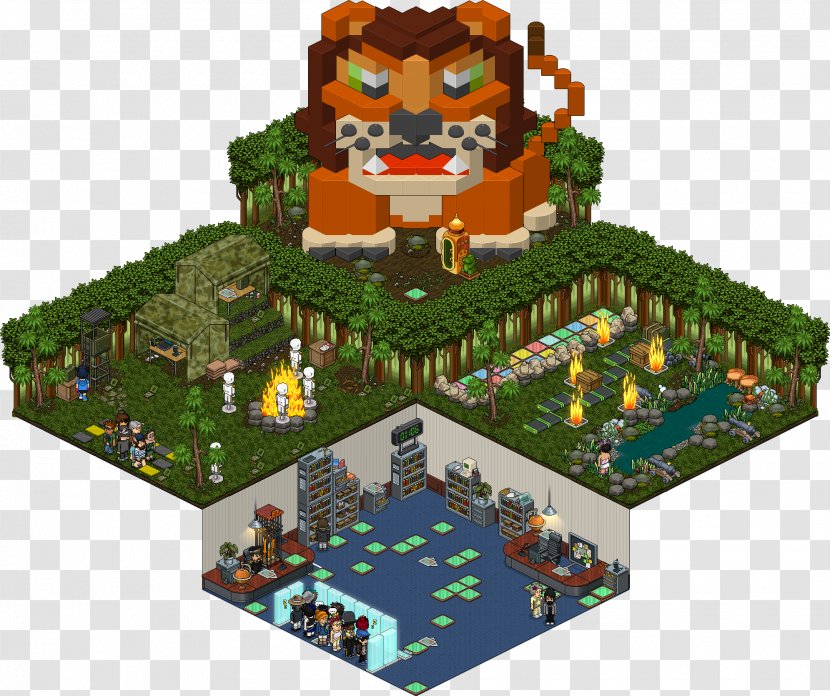 Toy Google Play - Habbo House Transparent PNG