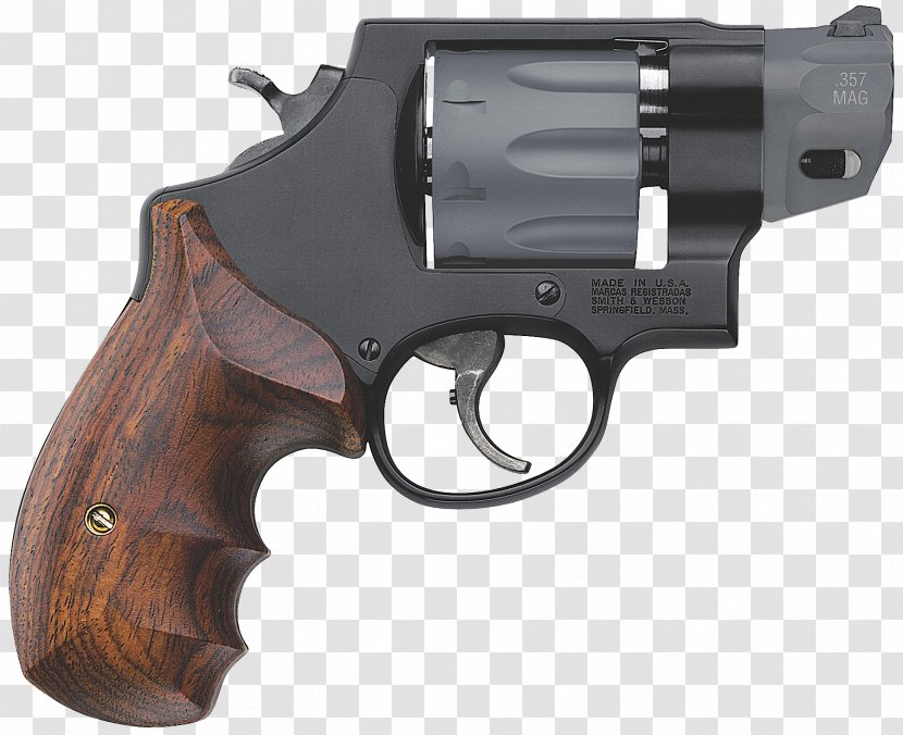 .500 S&W Magnum Smith & Wesson .357 .38 Special Revolver - Hand Gun Transparent PNG