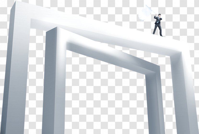 Angle Font - Structure - Man Holding A White Flag Transparent PNG