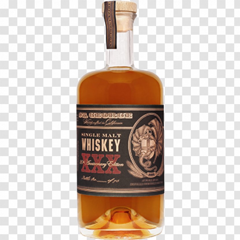 Liqueur Bourbon Whiskey Single Malt Whisky St. George Spirits - Distillation - Larger Than Barrel Transparent PNG