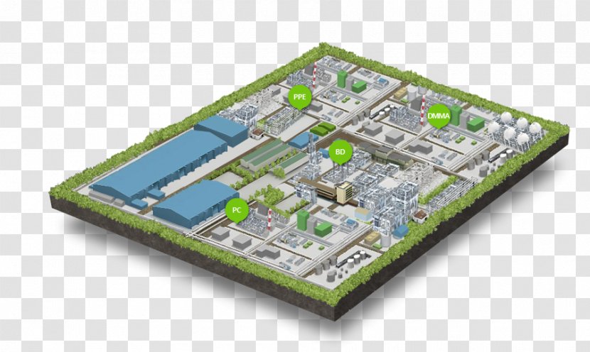 Lotte Chemical UK Ltd Factory Plant - Urban Design - Pet Transparent PNG