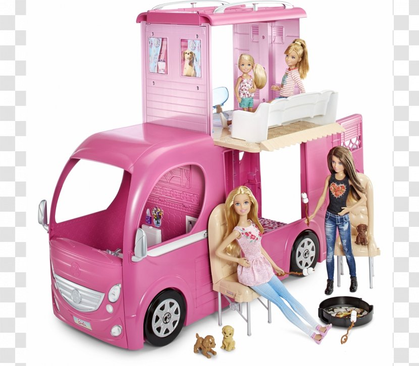 Car Barbie Campervans Vehicle Toy - Doll Transparent PNG