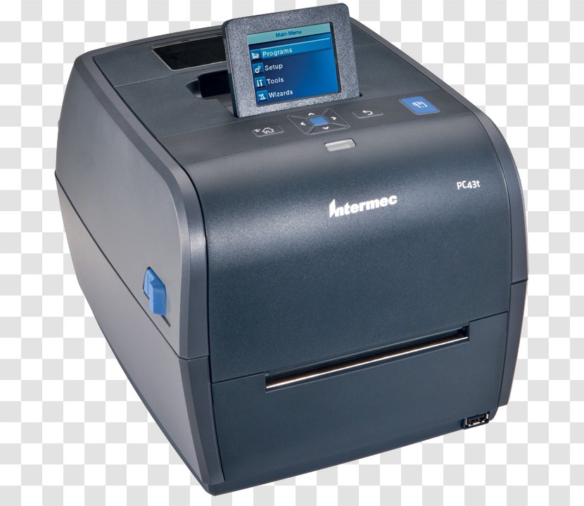Laser Printing Printer Intermec PC43 Thermal-transfer - Label Transparent PNG
