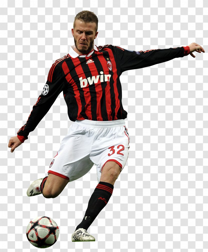 A.C. Milan Football Player Sport - David Beckham Transparent PNG