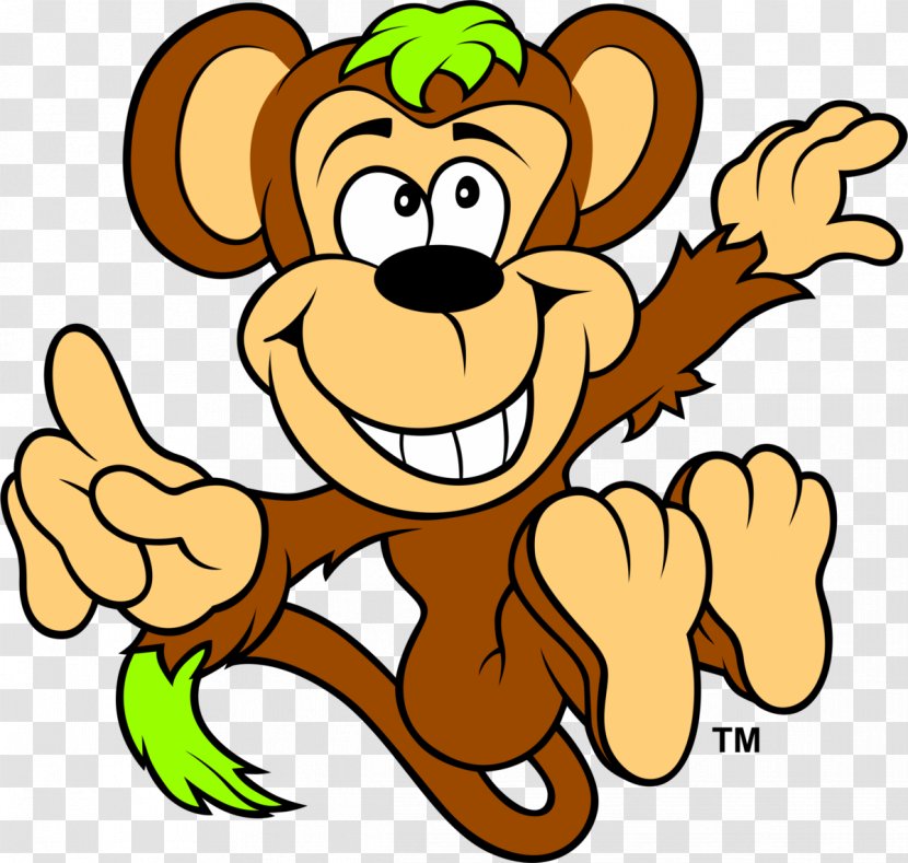 Monkey Cartoon - Pleased Transparent PNG