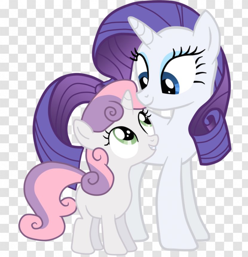 Rarity Sweetie Belle Pony Foal DeviantArt - Heart - Lovely Transparent PNG