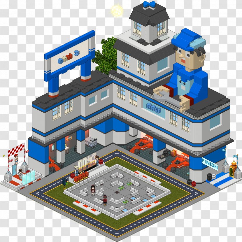 Habbo Game Landscape - Hotel - New Record Transparent PNG