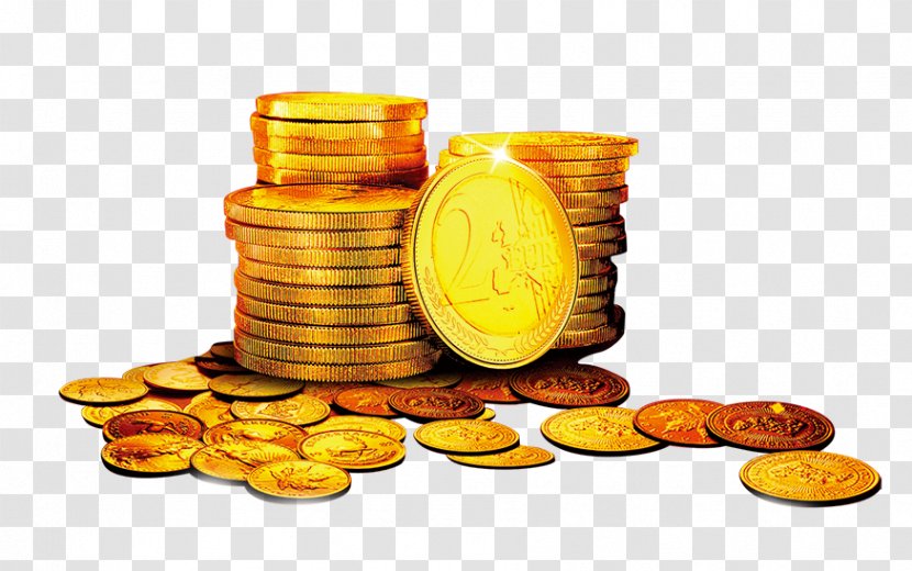 Light Gold Coin - Money Transparent PNG