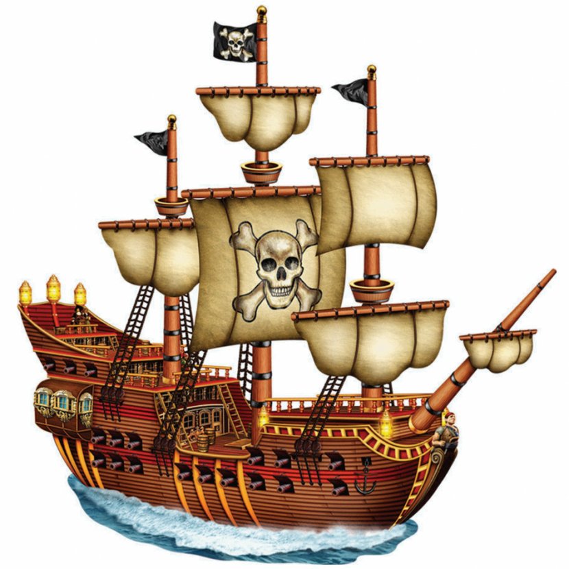 Sailing Ship Piracy Clip Art - Flagship - Pirate Transparent PNG