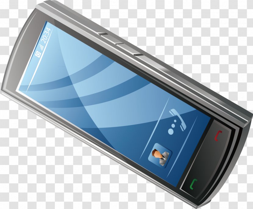 Feature Phone Smartphone Multimedia Cellular Network - Iphone - Mobile Decoration Design Vector Transparent PNG
