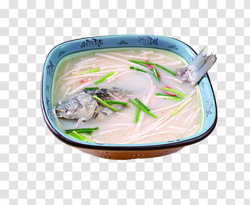 Milk Fish Soup Braising Food - Platter Transparent PNG