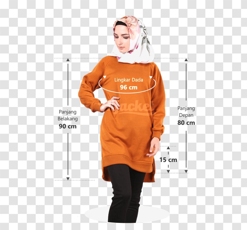Hoodie Jacket Fashion Shoulder Sleeve - Orange Transparent PNG