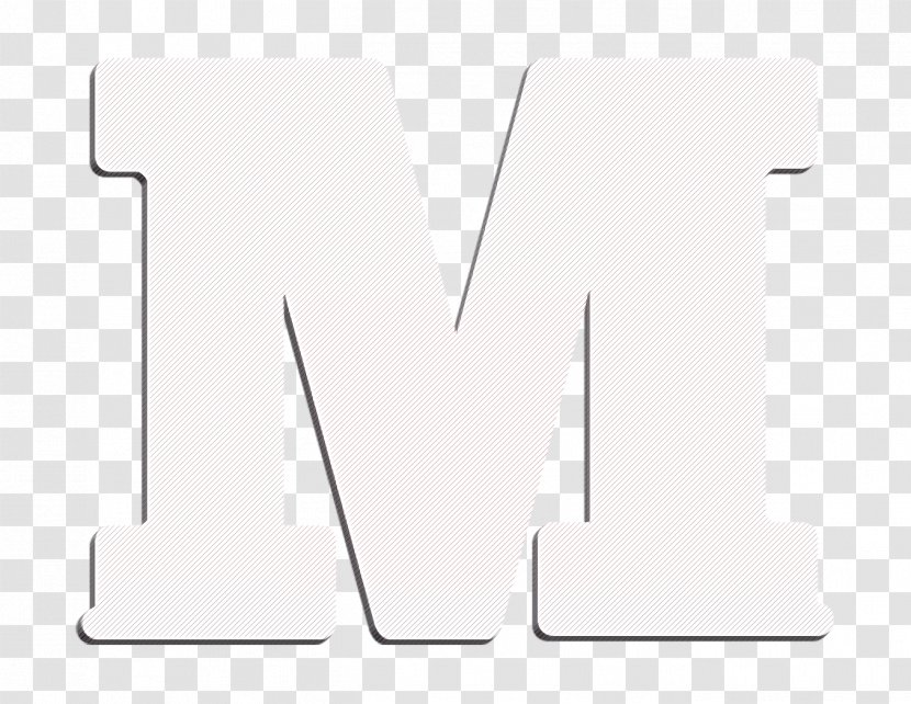 M Icon Media Network - Text - Number Logo Transparent PNG