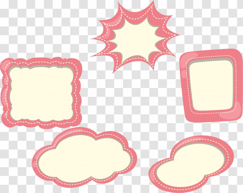 Sticker - Heart - Small Fresh Explosion Stickers Transparent PNG