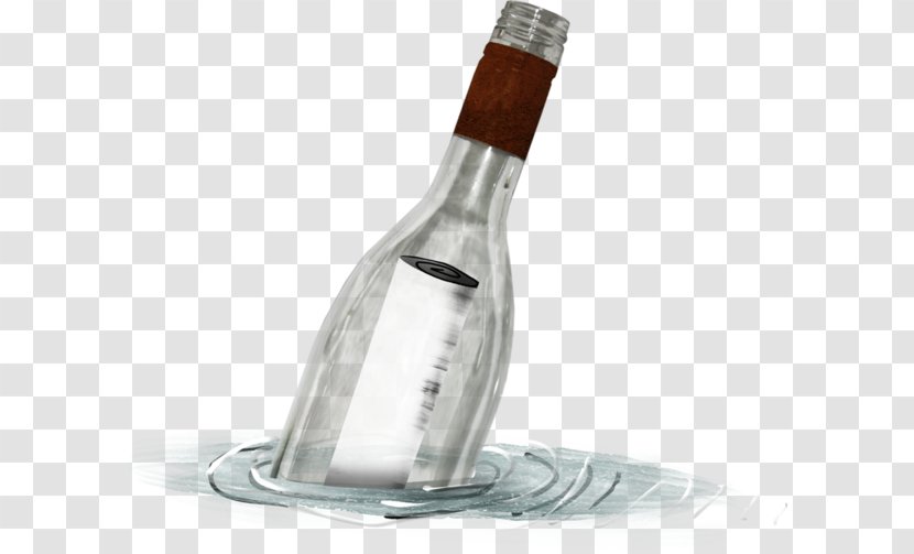 Glass Bottle - Water Bottles - Hand Painted Transparent PNG
