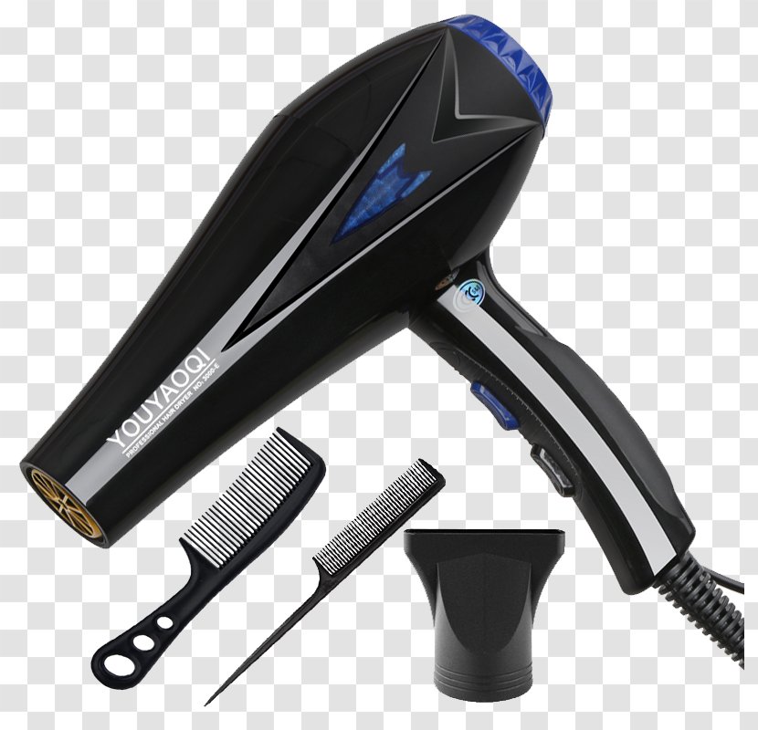 Hair Dryer Care Black Transparent PNG