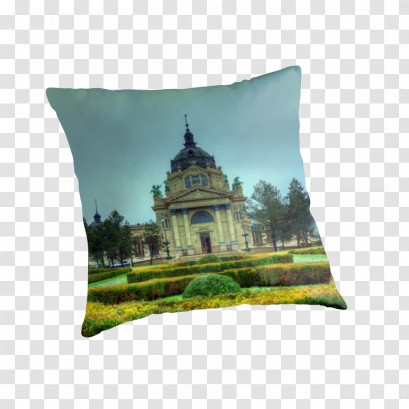 Széchenyi Thermal Bath Throw Pillows Cushion Spa - Pillow - People In Park Transparent PNG