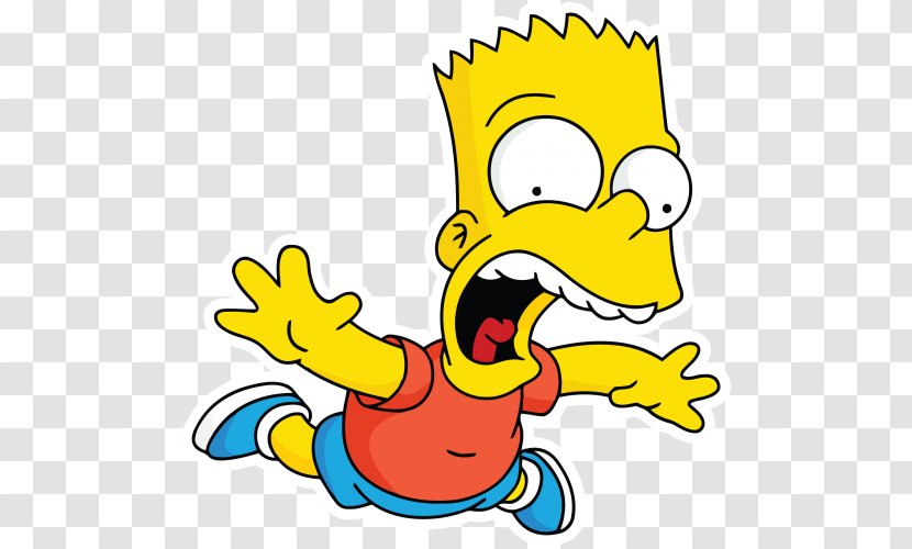 Bart Simpson Homer Lisa Marge Maggie - Organism Transparent PNG