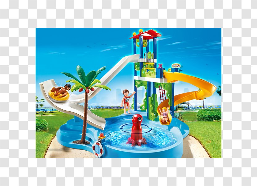 Playmobil Water Park With Slides Playset Playground Slide Transparent PNG