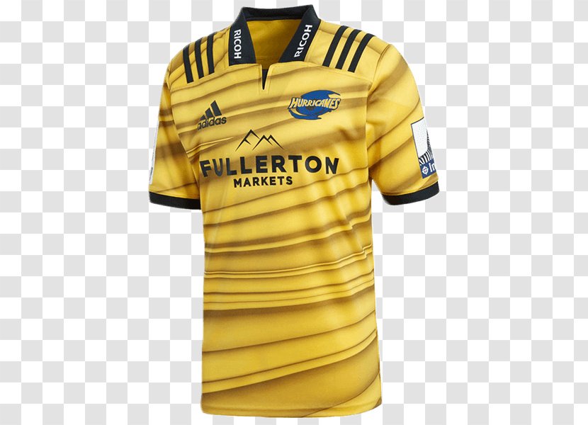 2018 Super Rugby Season Hurricanes New Zealand National Union Team Atlantic Hurricane - T Shirt Transparent PNG