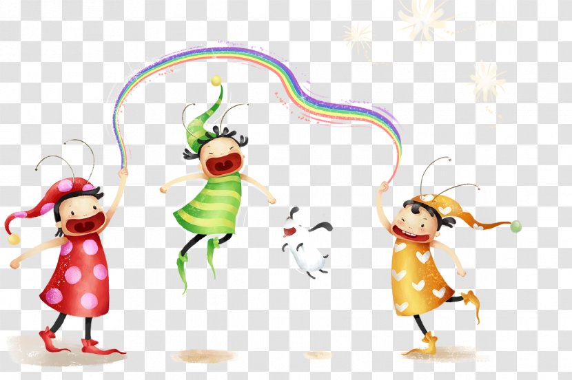 Child Skipping Rope Photography Illustration - Snowman - Childhood Games Transparent PNG