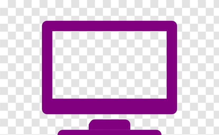 Television Purple Clip Art - Widescreen Transparent PNG