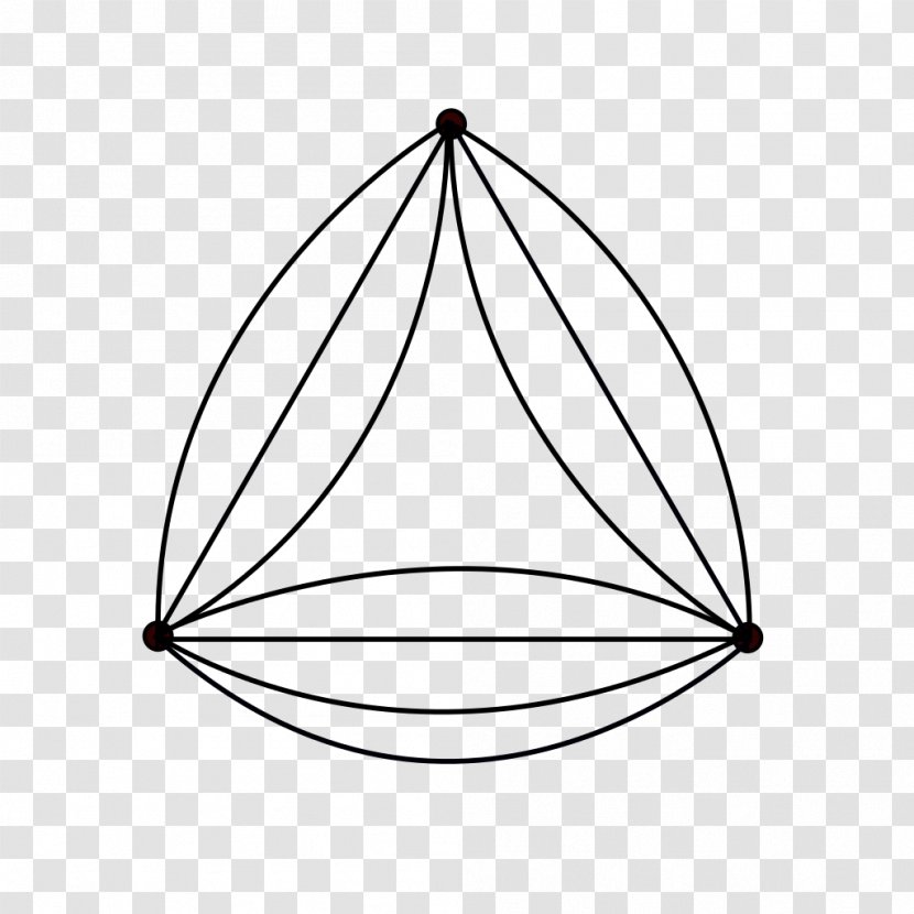 Line Point Triangle - Black And White Transparent PNG