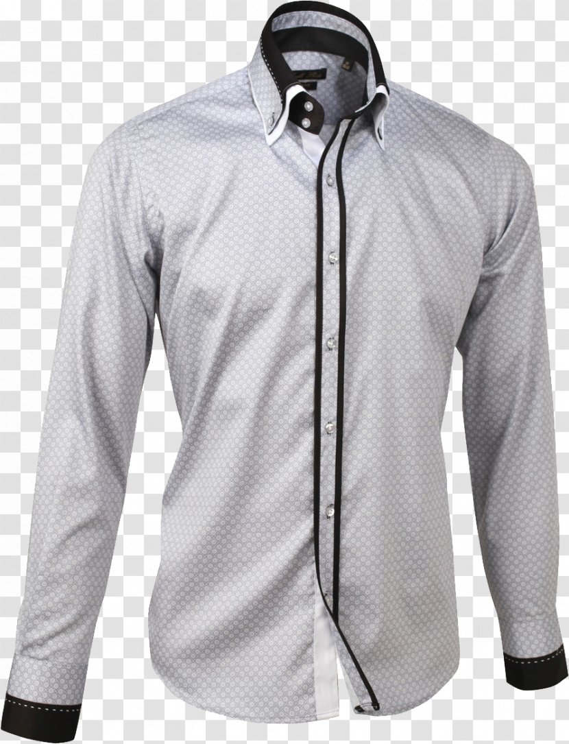 Dress Shirt Detachable Collar White Tie - Formal Wear - Attire Transparent PNG
