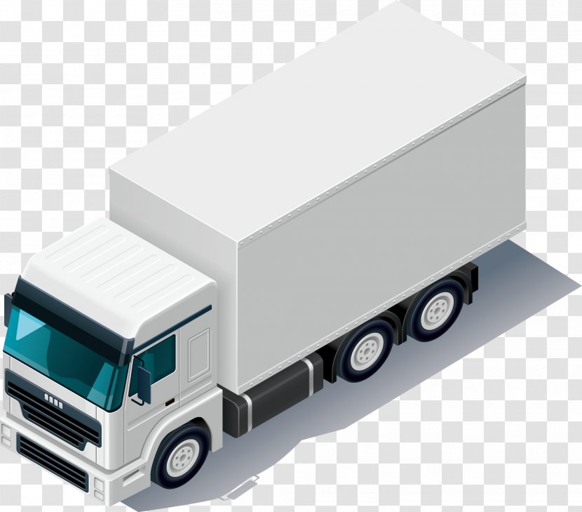 Pickup Truck Car Truckload Shipping Transport - Automotive Exterior - Vector Decoration Design Transparent PNG