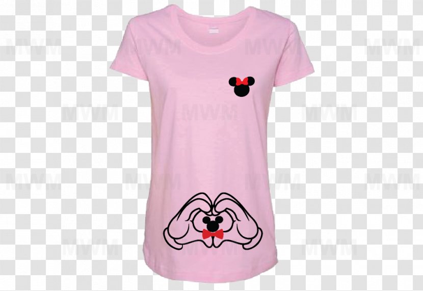 T-shirt Minnie Mouse Mickey Computer - Famille De - Cute Bow Transparent PNG