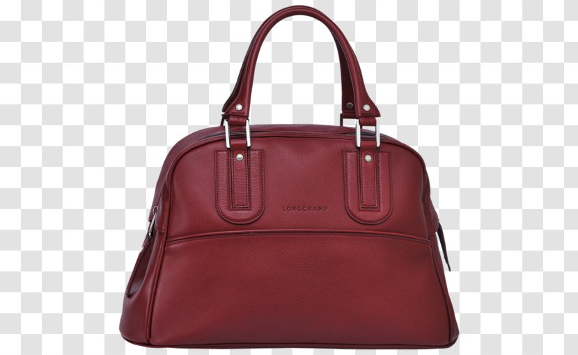Handbag Longchamp Baggage Leather - Red - Mulberry Transparent PNG