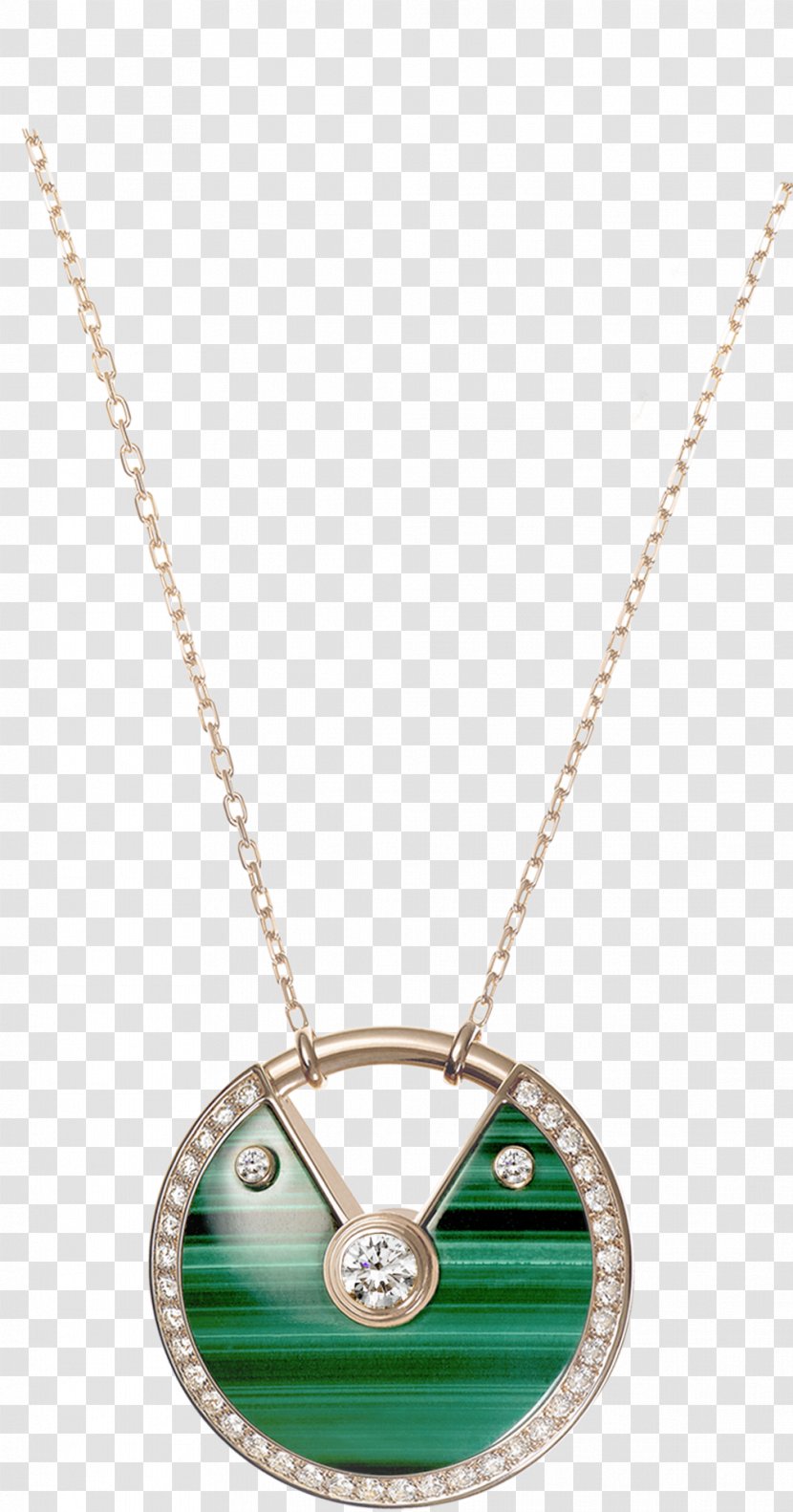 Locket Necklace Body Jewellery Emerald Transparent PNG