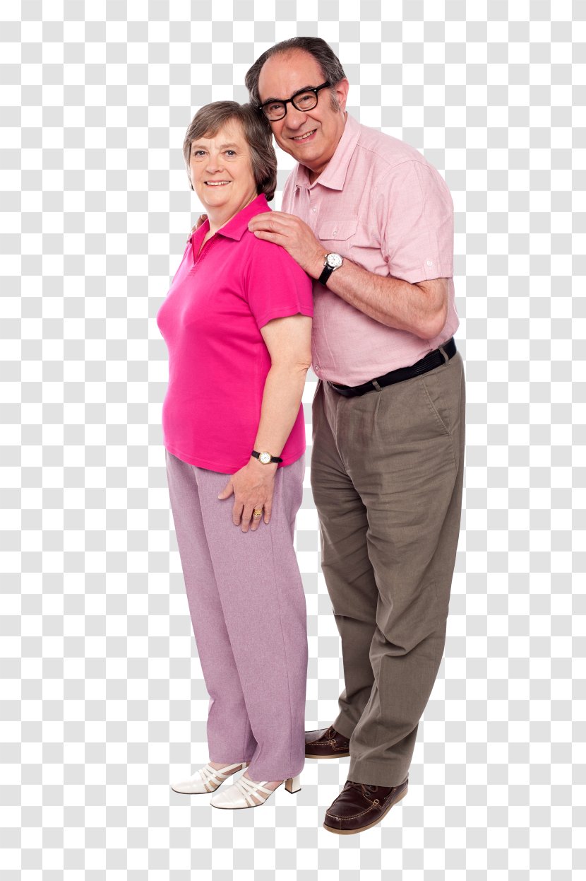 Old Age Emotion Happiness Affection - Joint - Embracing Couple Transparent PNG