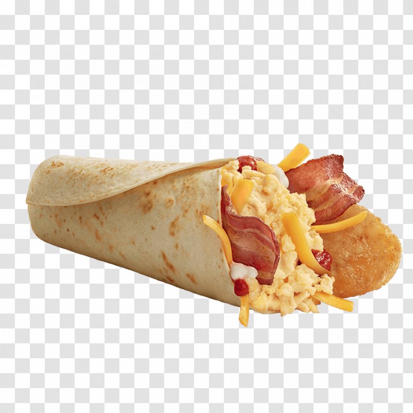 Mediterranean Cuisine Burrito Breakfast Hot Dog Wrap - Junk Food Transparent PNG