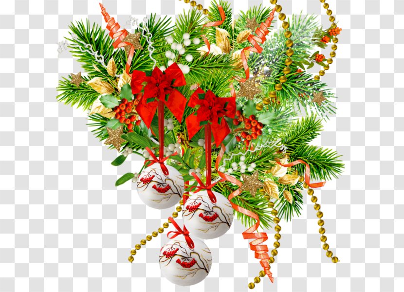 Christmas Ornament Branching - Conifer Transparent PNG