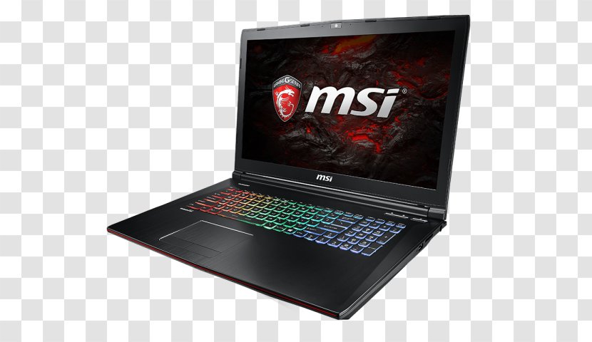 Laptop Intel Core I7 MSI Computer - Electronic Device Transparent PNG
