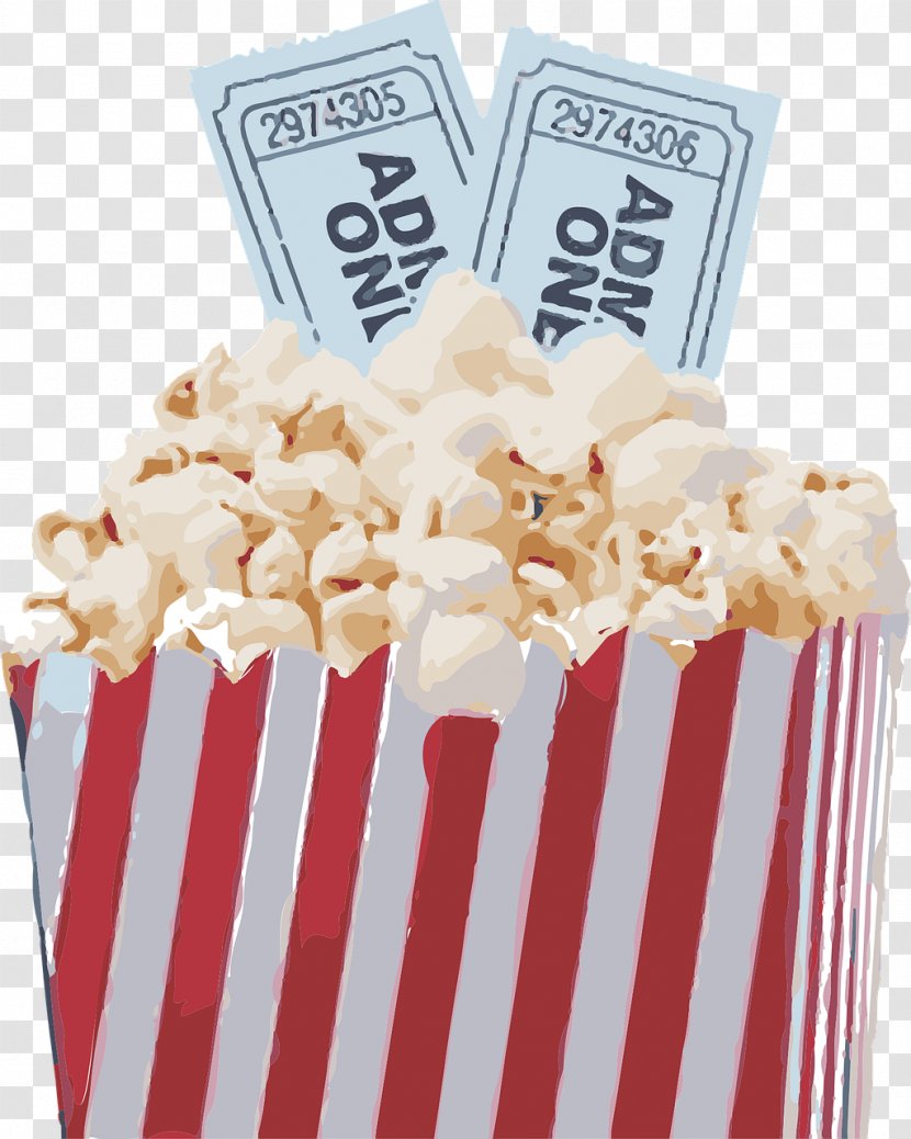 Popcorn Time Cinema Ticket Film - Kettle Corn - Crispy Transparent PNG